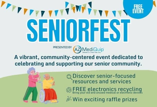 SeniorFest by AZ MediQuip is a senior community event for the whole family