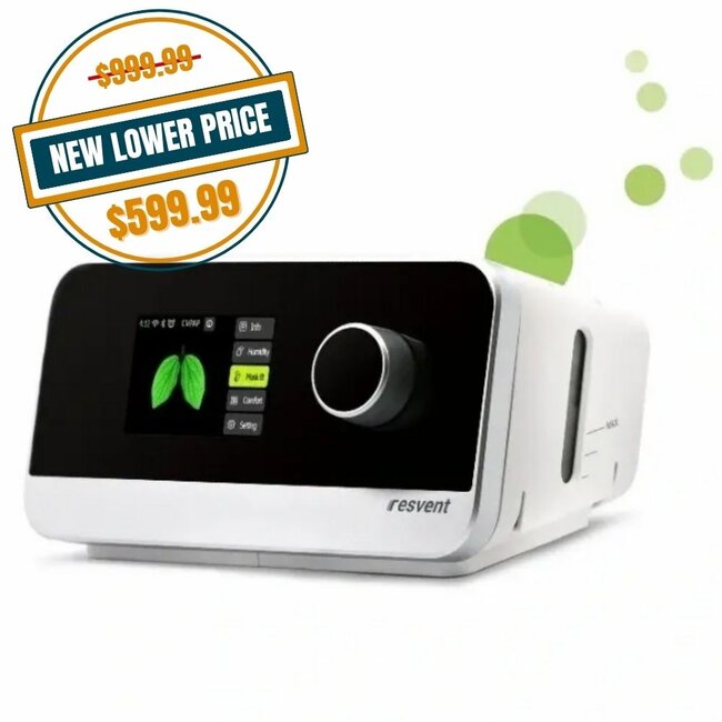 New, super low price on the affordable Resvent iBreeze auto CPAP device