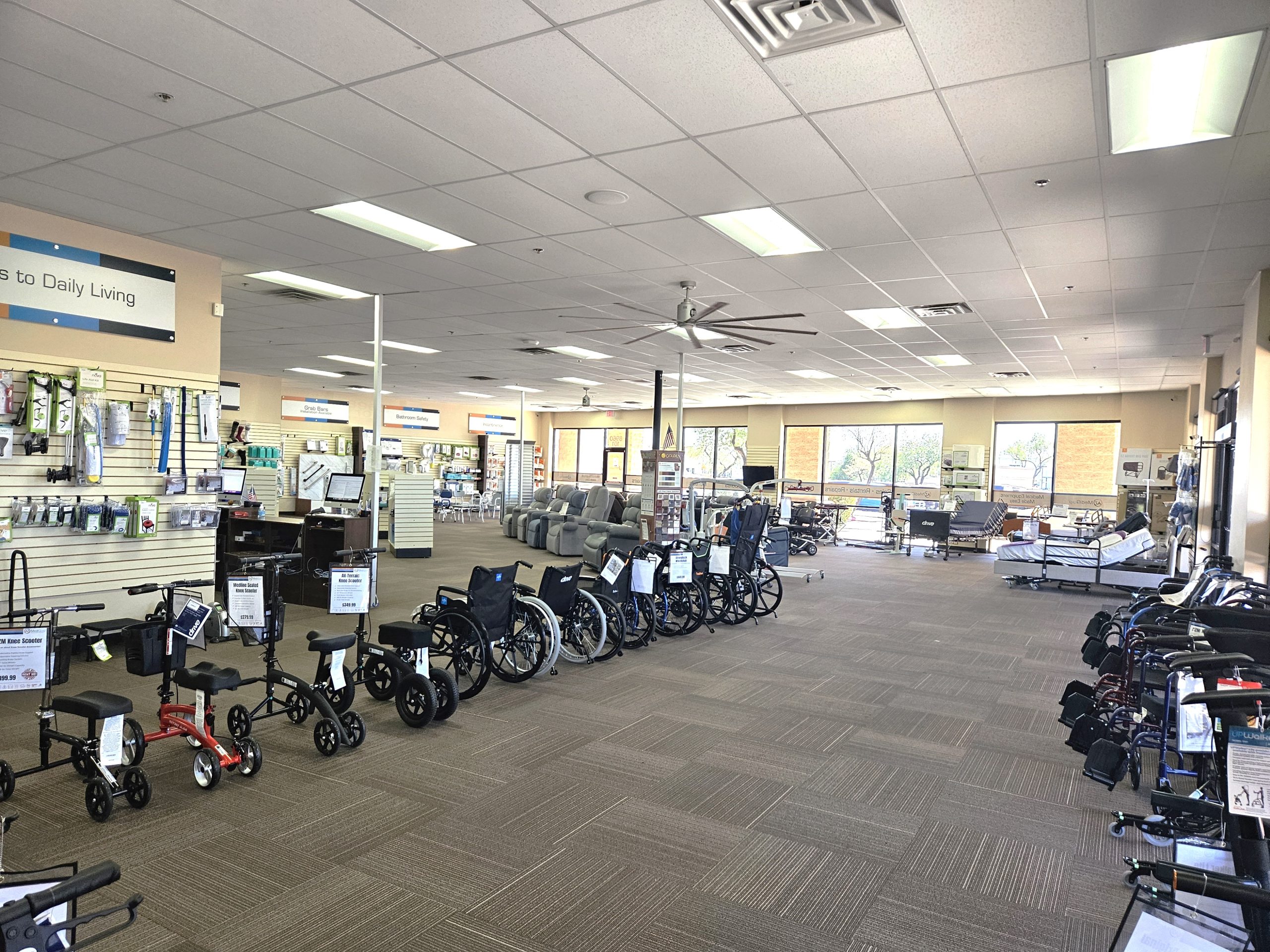 rental and purchase options of medical equipment